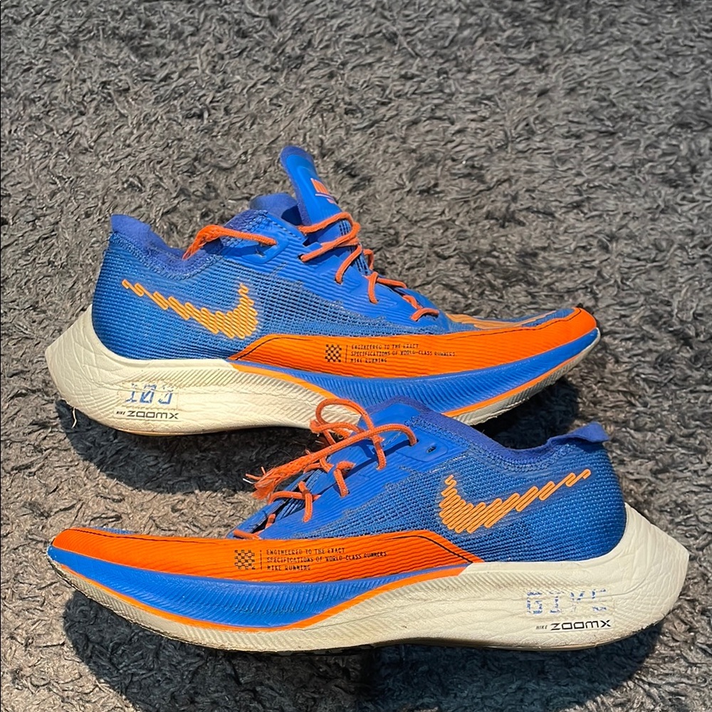 Nike Vibrant Blue and Orange Athletic Shoes
